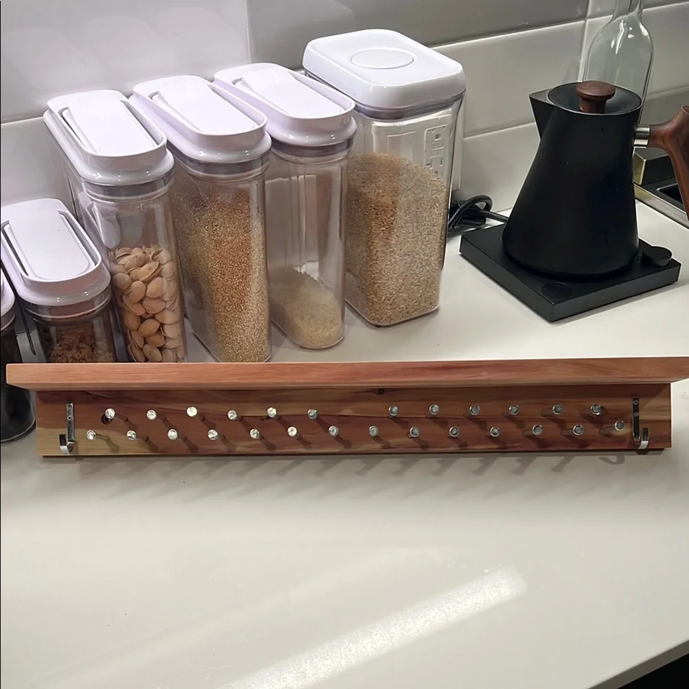 The Container Store Cedar Accessory Shelf - Natural Wood